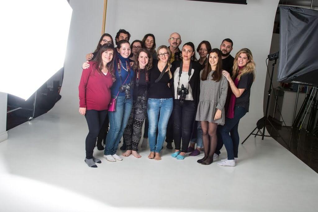 A group of people posing for a photo together
